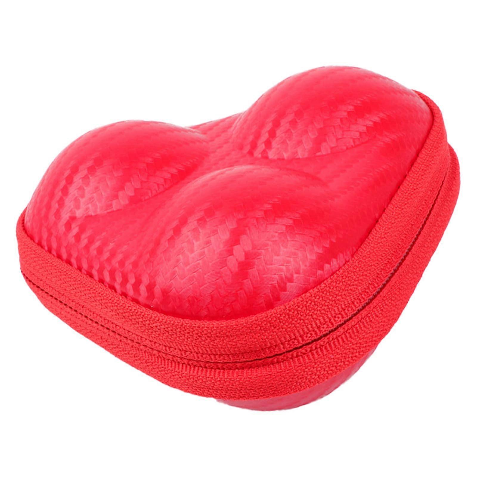 Table Tennis Storage Case PU Leather Waterproof Portable For 3 Paddles Ping Pong Paddle Box