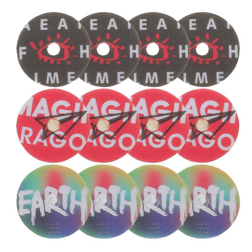 Aroma Tablets 18Pcs Car Vent Clip Fragrance Diffuser Retro Record Player Shape Assorted Color Aromatherapy Enhancer For Daily Commutes