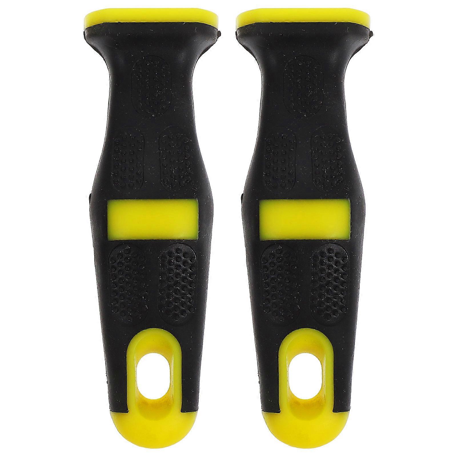 Multipurpose File Handle for Crutch with Sturdy Plastic Grip 2Pcs