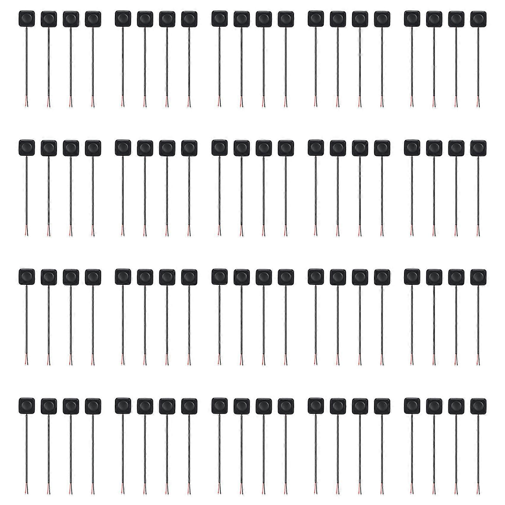 80 Pcs Momentary Switch Momentary Push Button on Off Switch 12V 24V Surface Mount Mini Button Switch