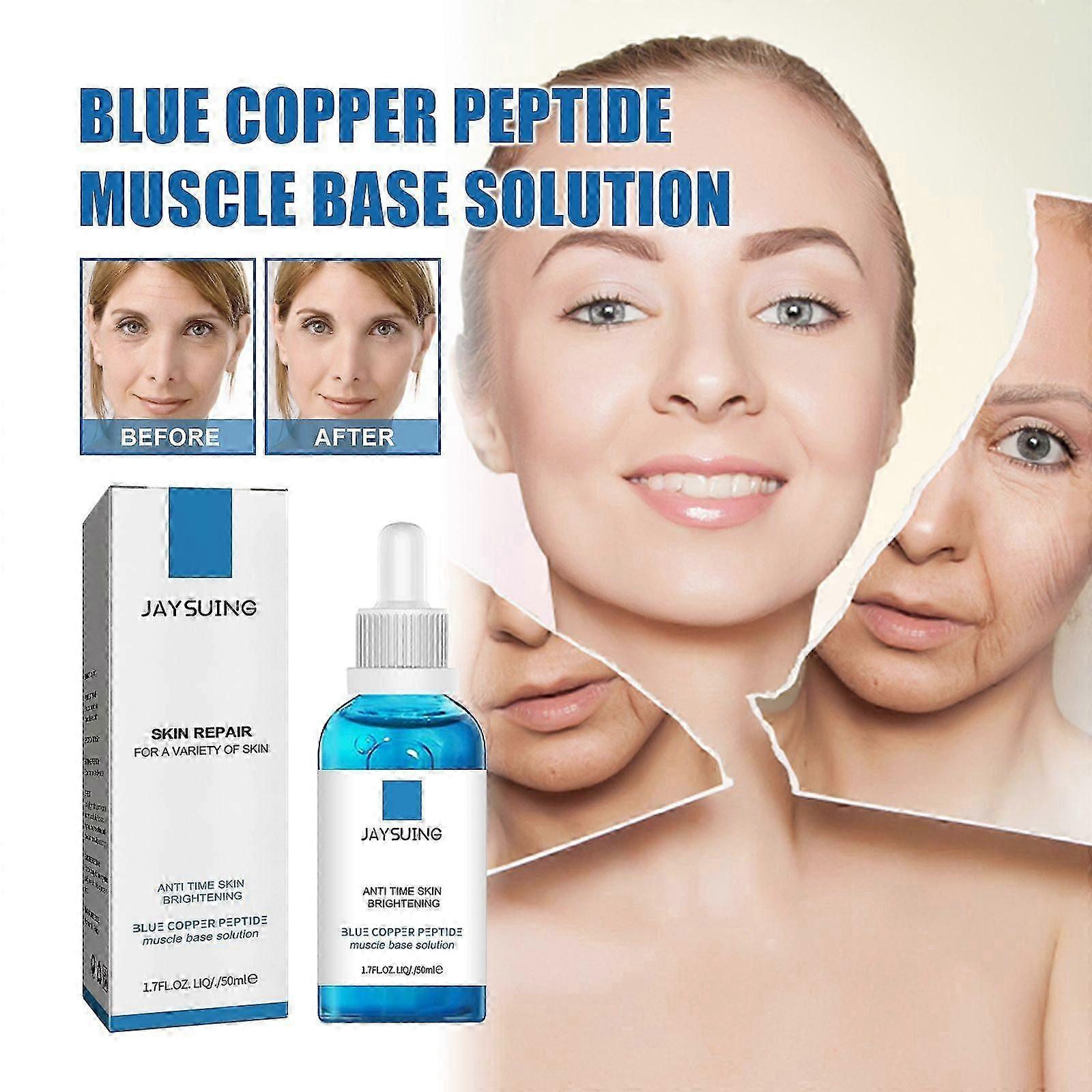 blue copper peptide muscle base solution contains blue copper peptide