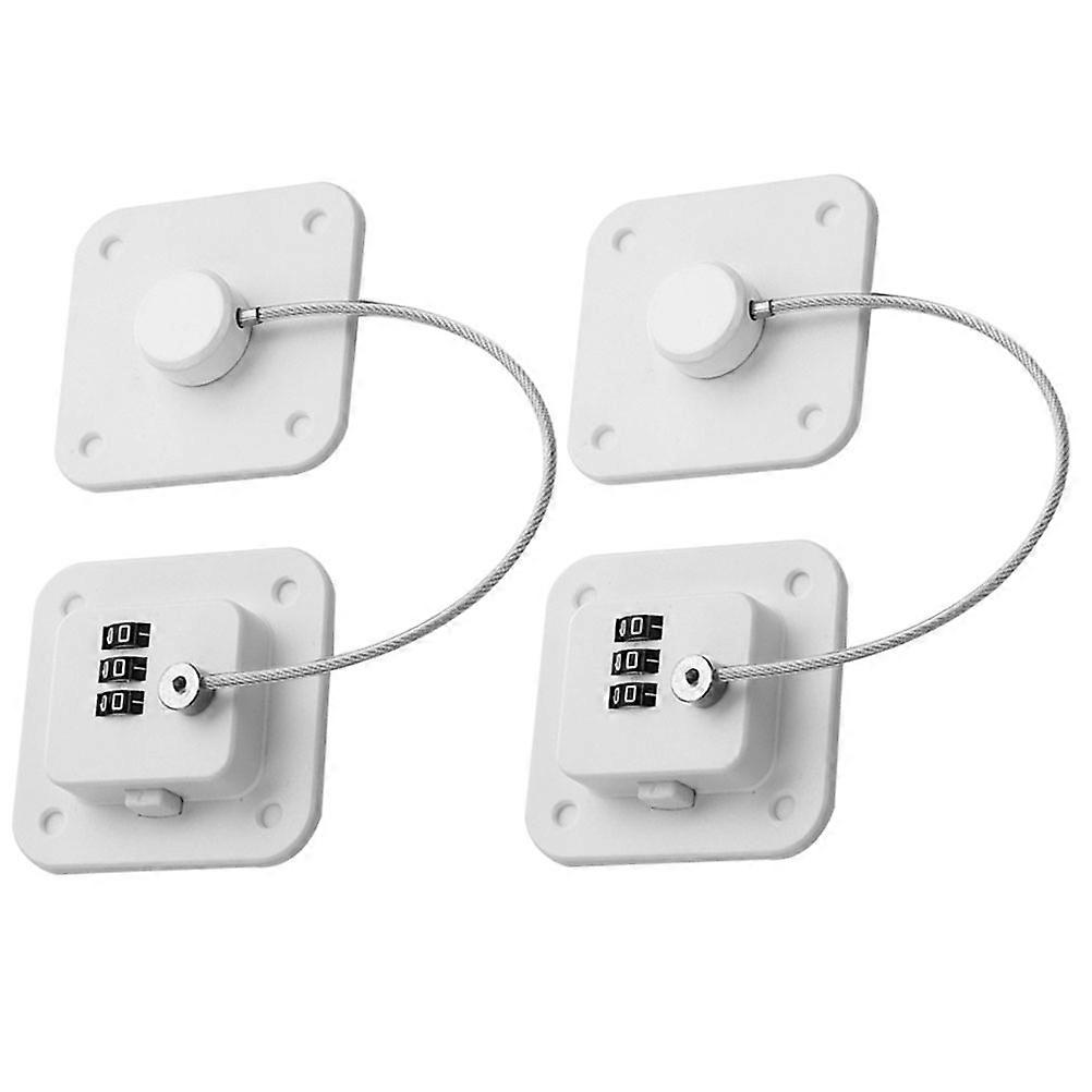 2pcs Refrigerator Locks Refrigerator Door Locks Fridge Locks Freezer Combination Locks