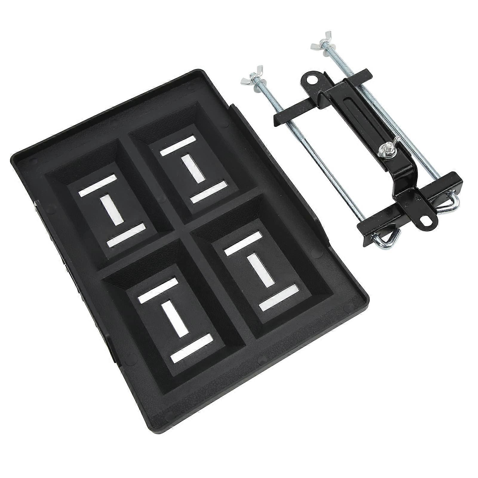 Universal Adjustable Battery Tray Holder for Group 27 30 31 Batteries Car and Boat ABS