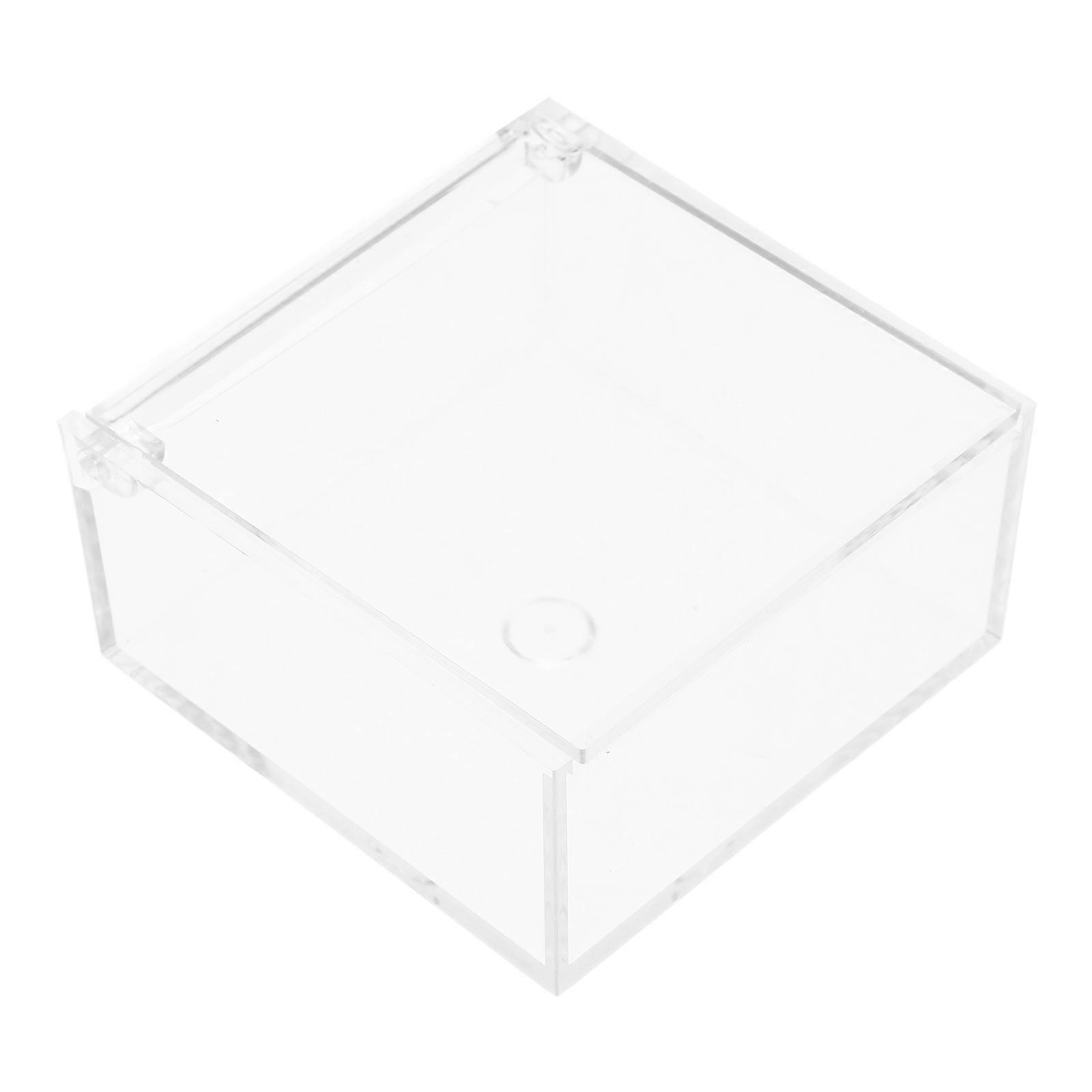 Acrylic Display Box for Display with Lid Clear Transparent