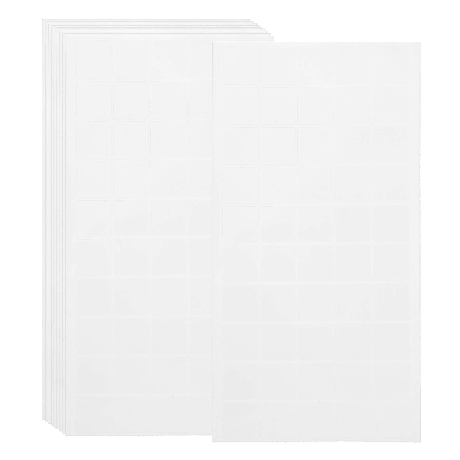 Transparent Double Sided Tape Double Sided Adhesive Pads Removable 100Pcs