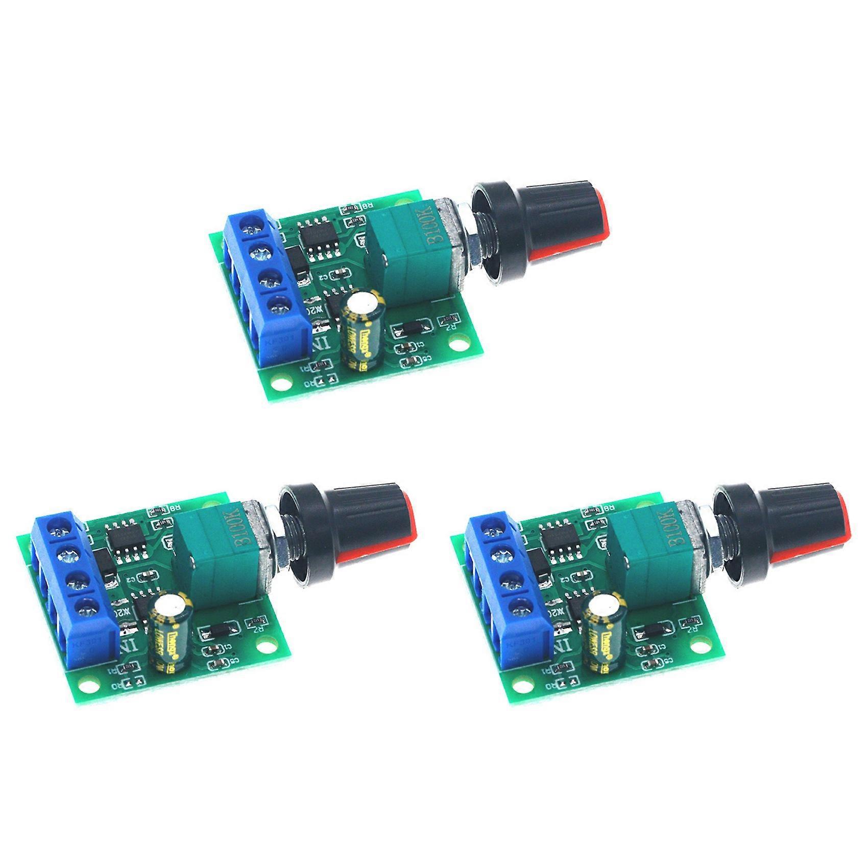 3X DC 1.8V 3V 5V 6V 12V 2A PWM Motor Speed Controller Low Voltage Motor Speed Controller PWM 0-100%