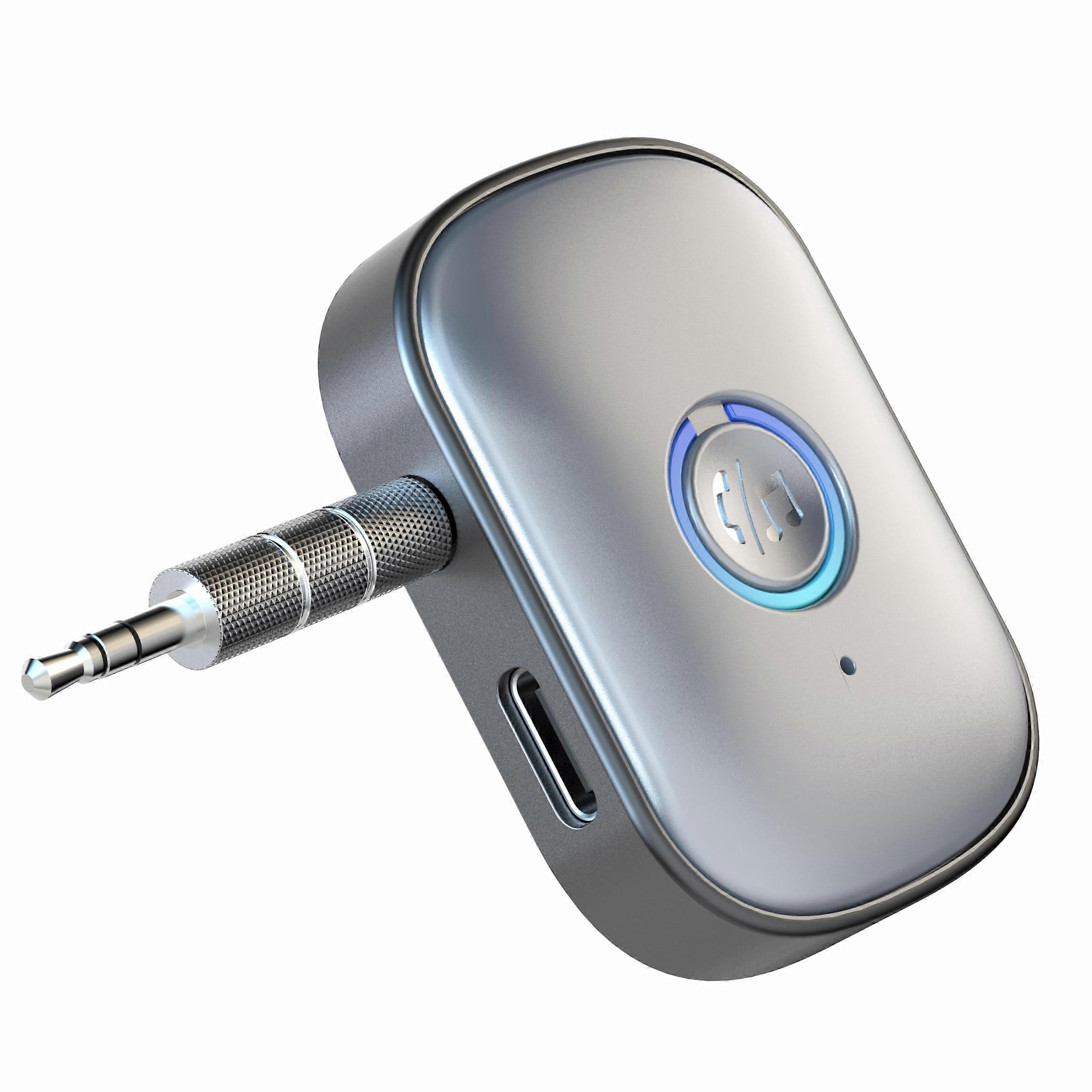 Bluetooth Adapter for Car Bluetooth 5.3 Audio Receiver Wireless AUX for Hands Calls and Music