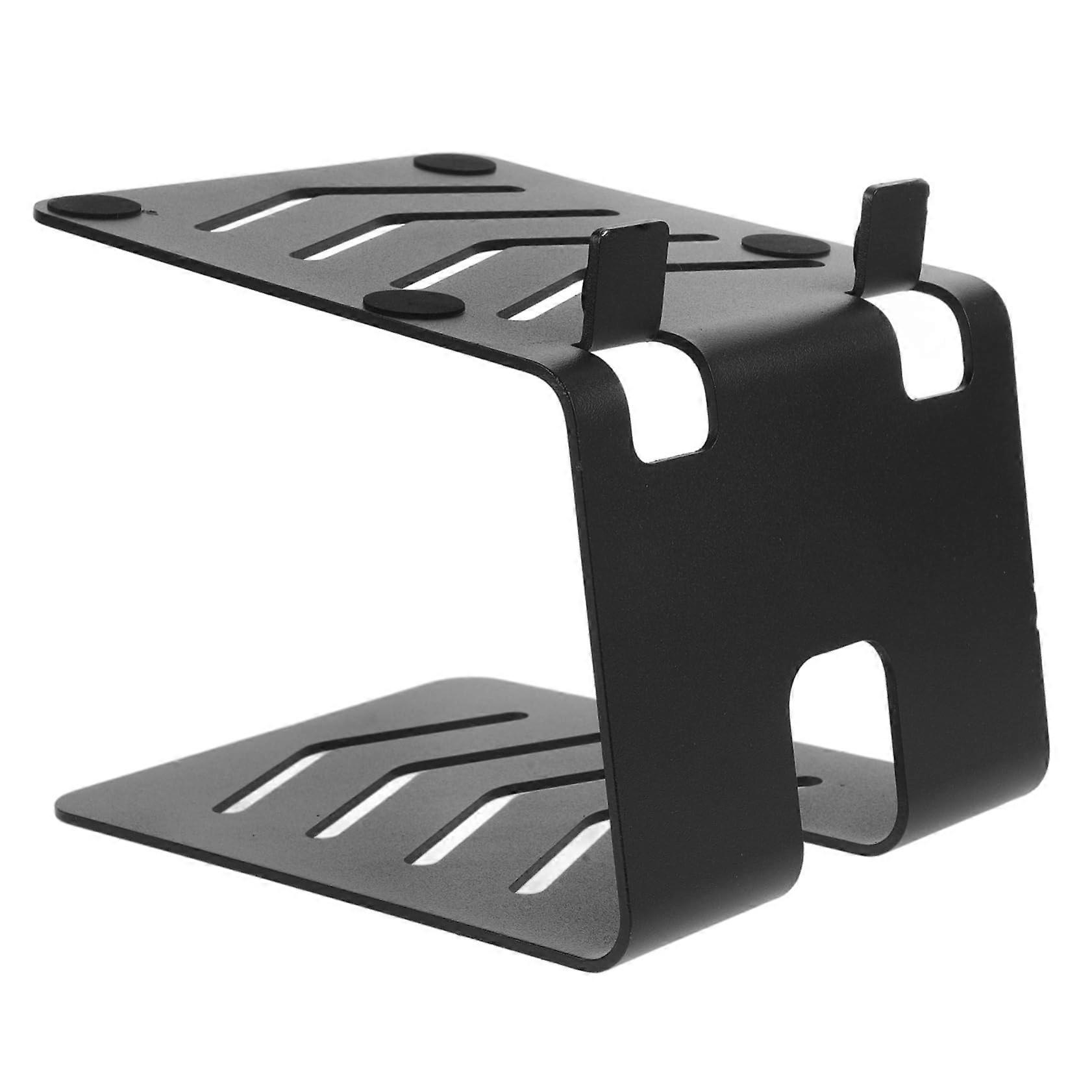 Metal Speaker Stand Desktop Height Monitor Holder Black For Computer Speakers Audio Riser Enhanced Sound Quality