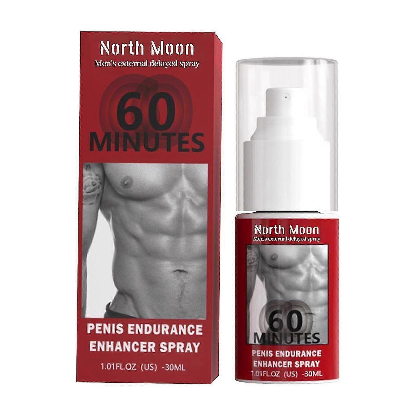 Men's Endurance Spray - Moisturizing & Performance-Enhancing Treatment with Morinda & Leek Extracts - Long-Lasting, Easy Application, 30ml Travel Size