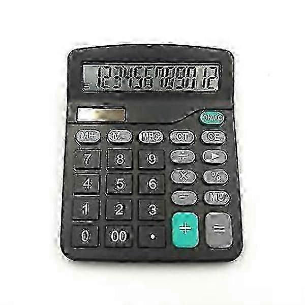 Calculator, Standard Function Desktop Calculator, Black