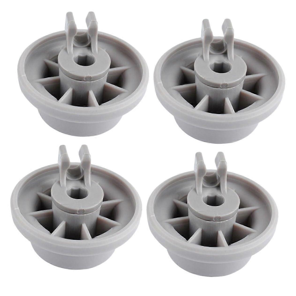 4pcs Dishwasher Rack Wheels Replacement Kit for Smooth Glide, Easy Install and Enhanced Stability
