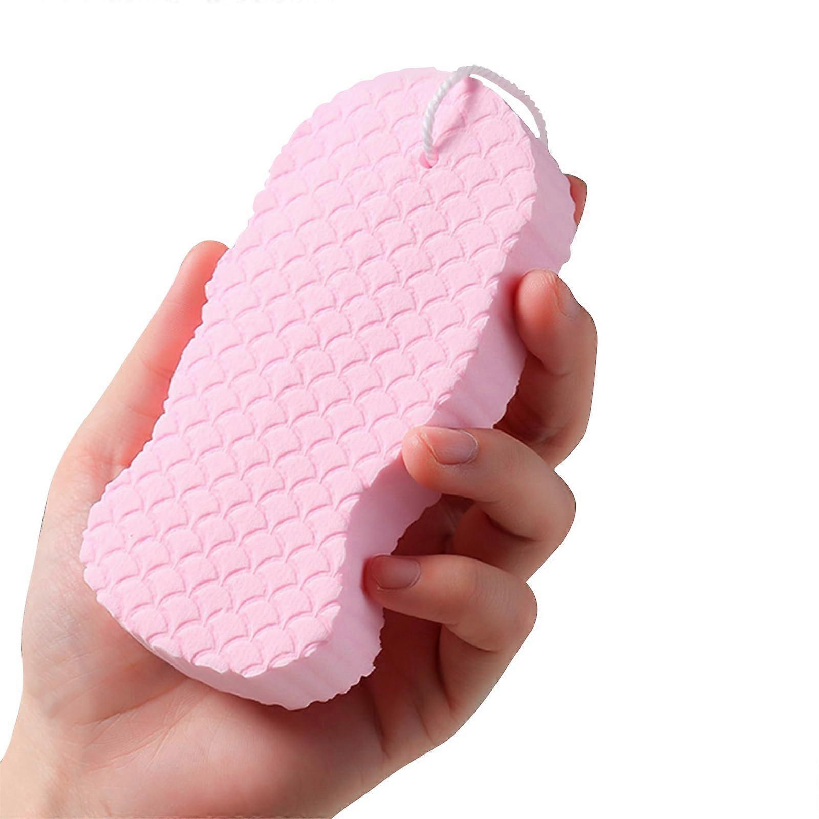 Bath Sponge for Sensitive Skin, Gentle Exfoliating Body and Face Sponge, Soft PVA Deep Cleansing
