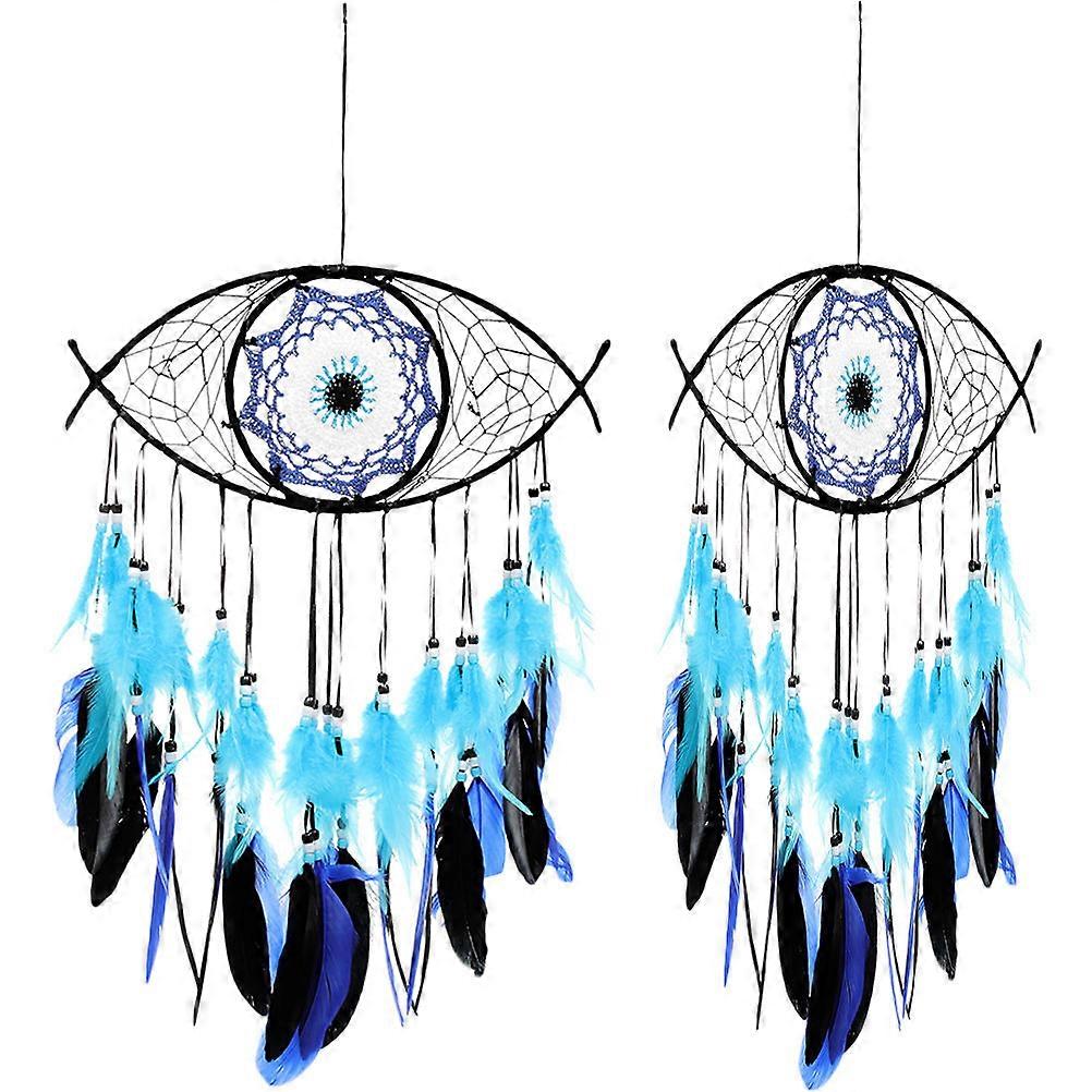Multi Dream Catcher Wall Hanging for Bedroom 2Pcs Ornament