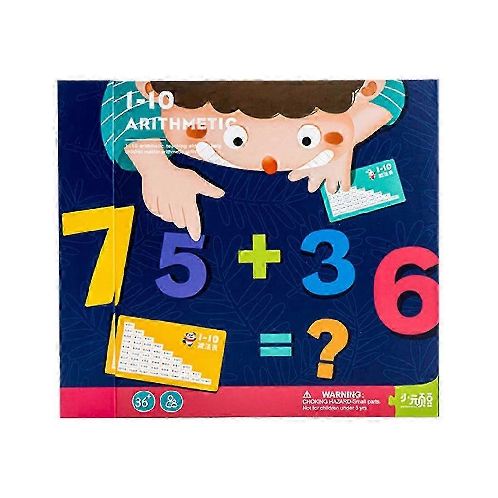 Mathematics Learning Book Early Development Math Teaching Magnet Book Child Toy 25-26