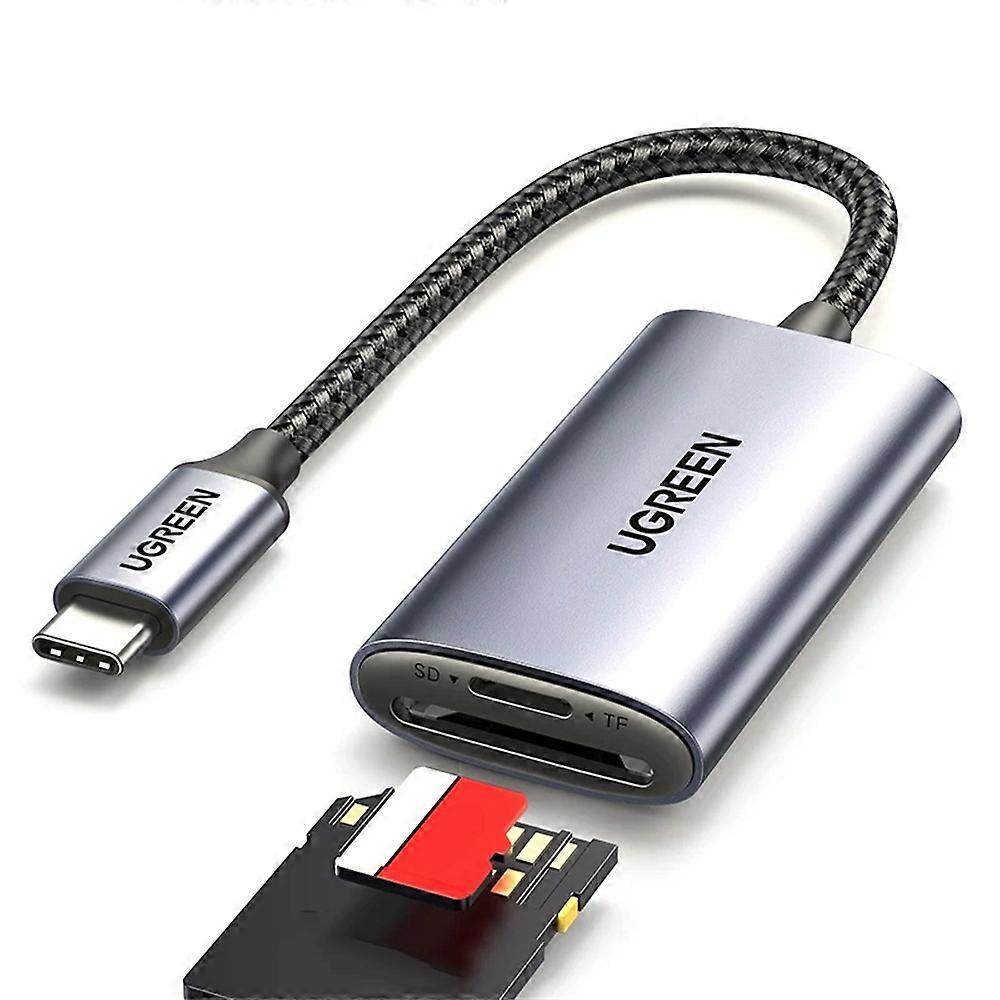 UGREEN 15251 Type-C to SD4.0/TF4.0 5Gbps Data Transfer Card Reader for Macbook Samsung