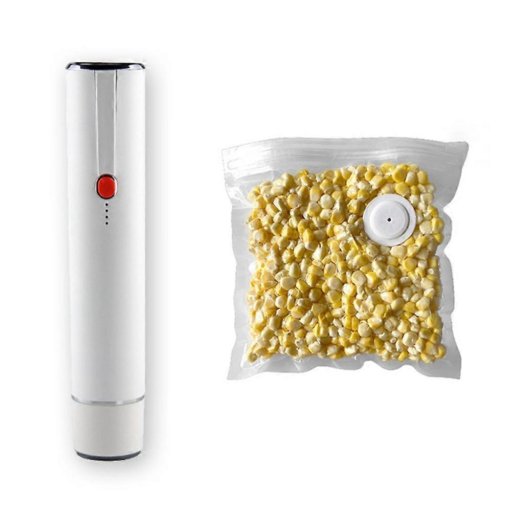 Household Mini Handheld Electric Button Vacuum Sealer A