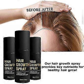 HaloGrow \u200b\u200bHair Growth Spray with Biotin & Caffeine - Fast-Acting Hair Regrowth Treatment for Thinning Hair in Men & Women