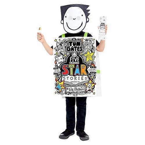 Tom Gates Childrens/Kids Colour In Costume Set