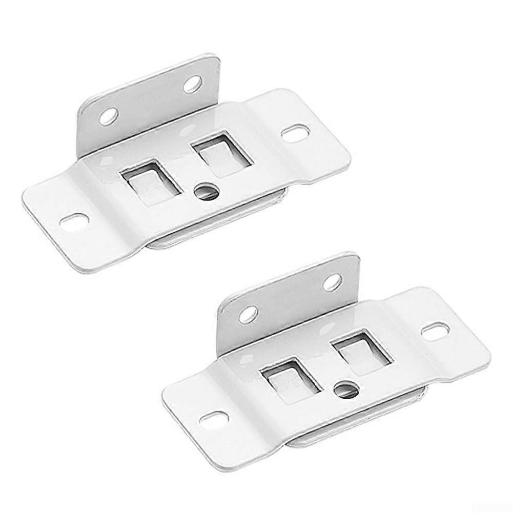 Durable Metal Sectional Sofa Connectors for Secure No Slip Alignment in White