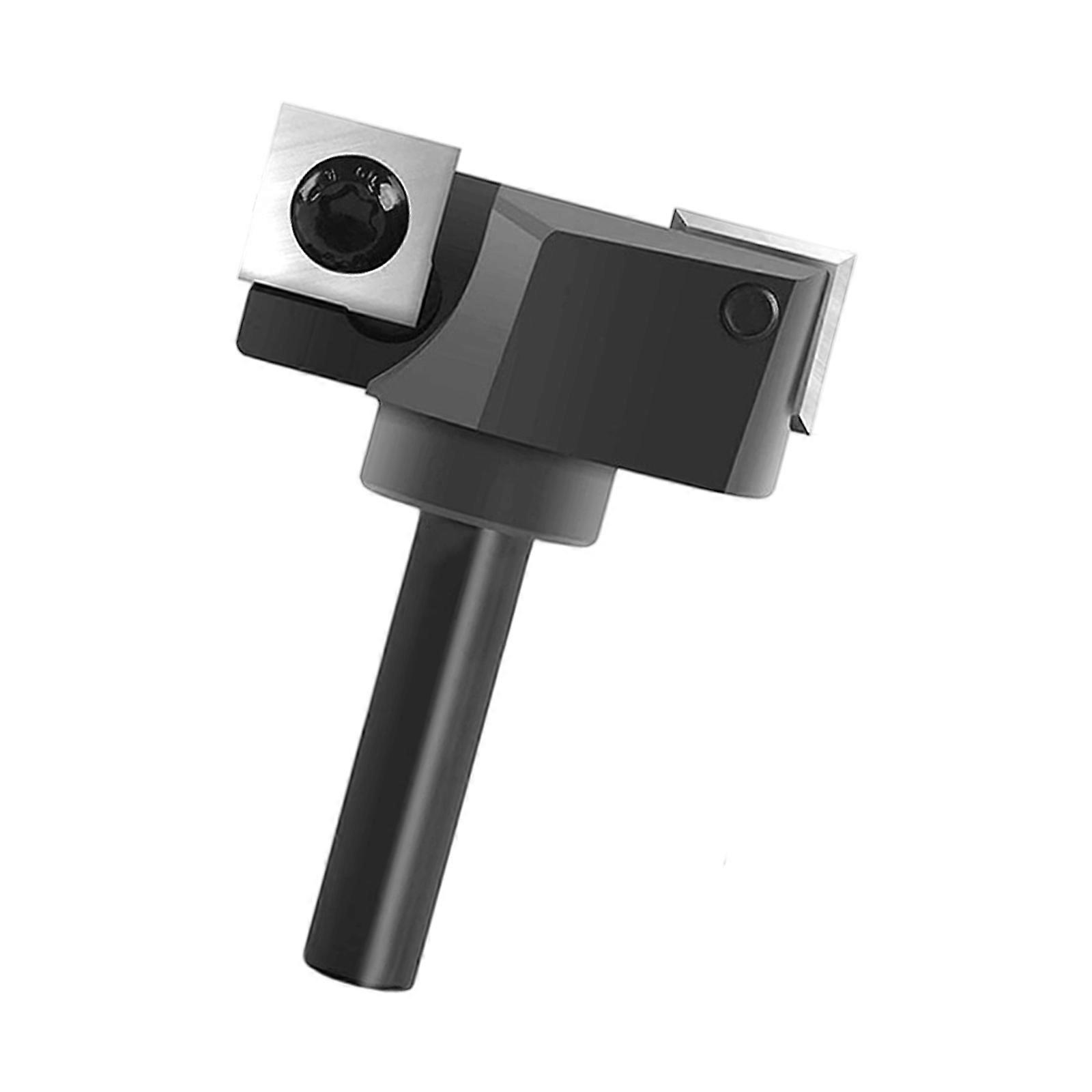 Quick Changes Surfacing Router Bit For T Slot Applications In High Frequency Wood Processing With 1/4Inch Shank Multicolor