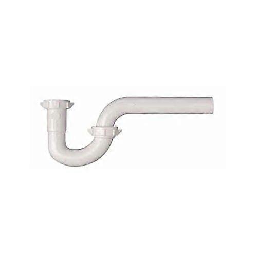 P Trap 1.5 Inch White Plastic Sink Drain Trap Replacement, CorrosionResistant, Easy Install