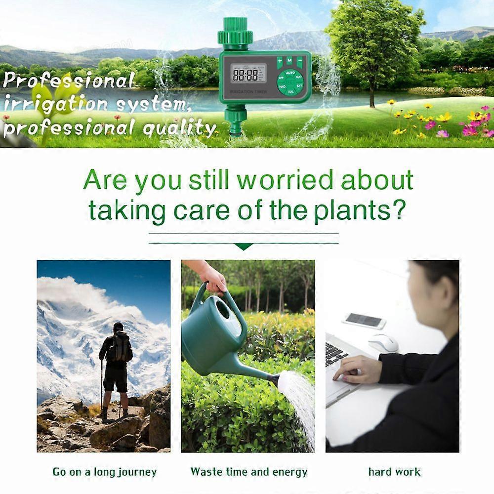 Gardening Water Timer LCD Display Automatic Watering Device Garden Balcony Intelligent Irrigation System Controller