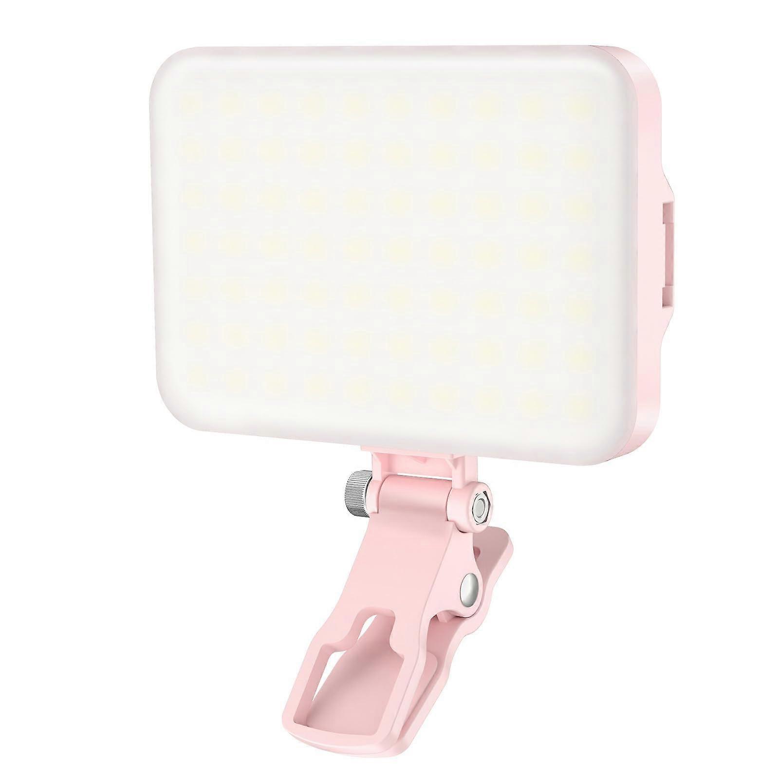 LED Video Light with Stepless Dimming, Three Color Modes, Rechargeable LED Camera Lighting