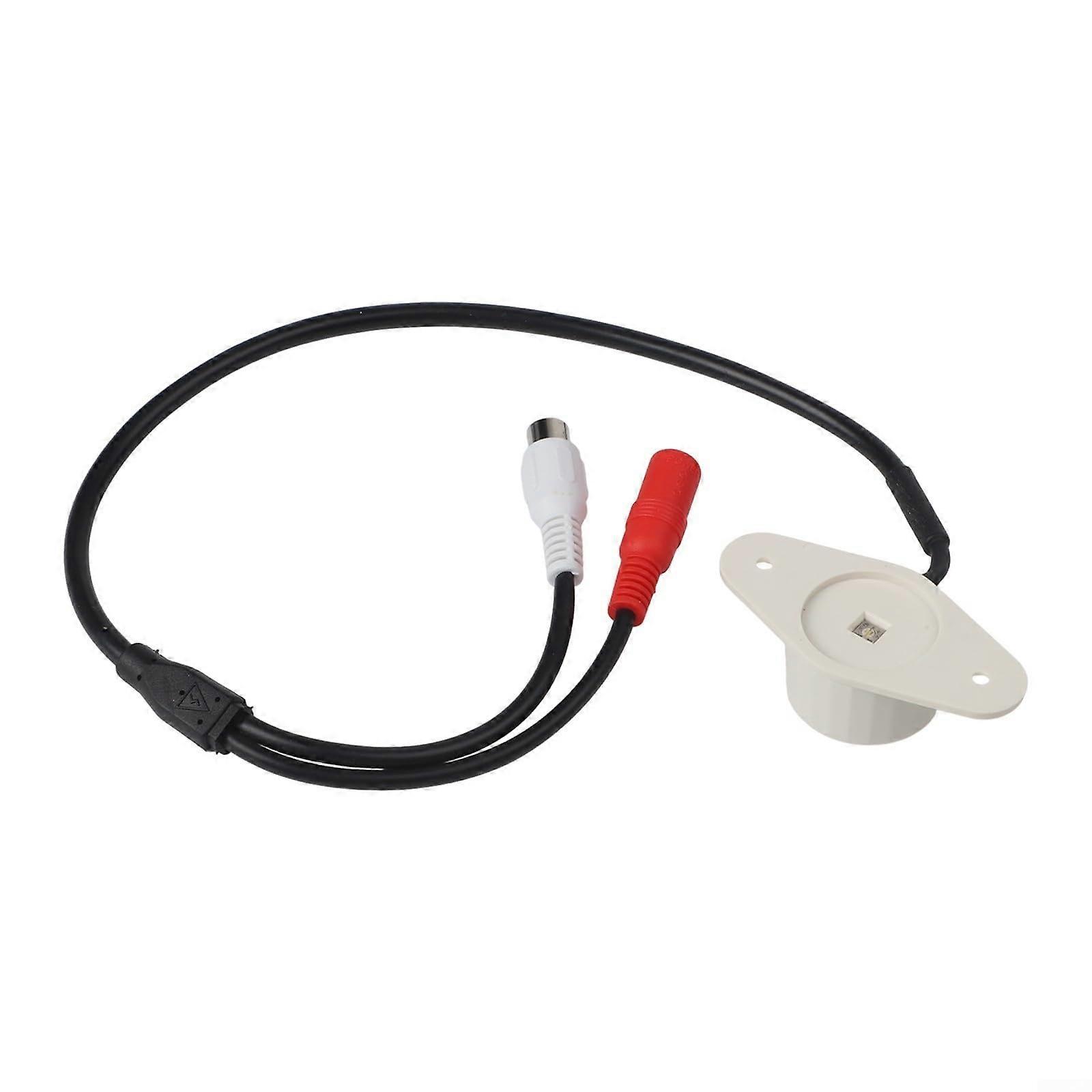 CCTV Microphone for Security Camera with Enhanced Audio Capture, IP Camera Audio Pickup Device