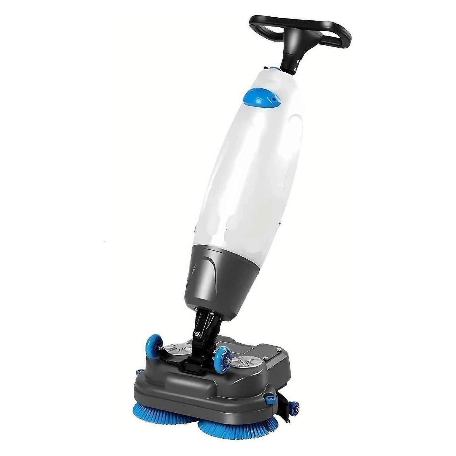 Commercial Floor Scrubber with Drying Function, 18' Wide Path, ThreeinOne, Dual Brush Power for Hotels