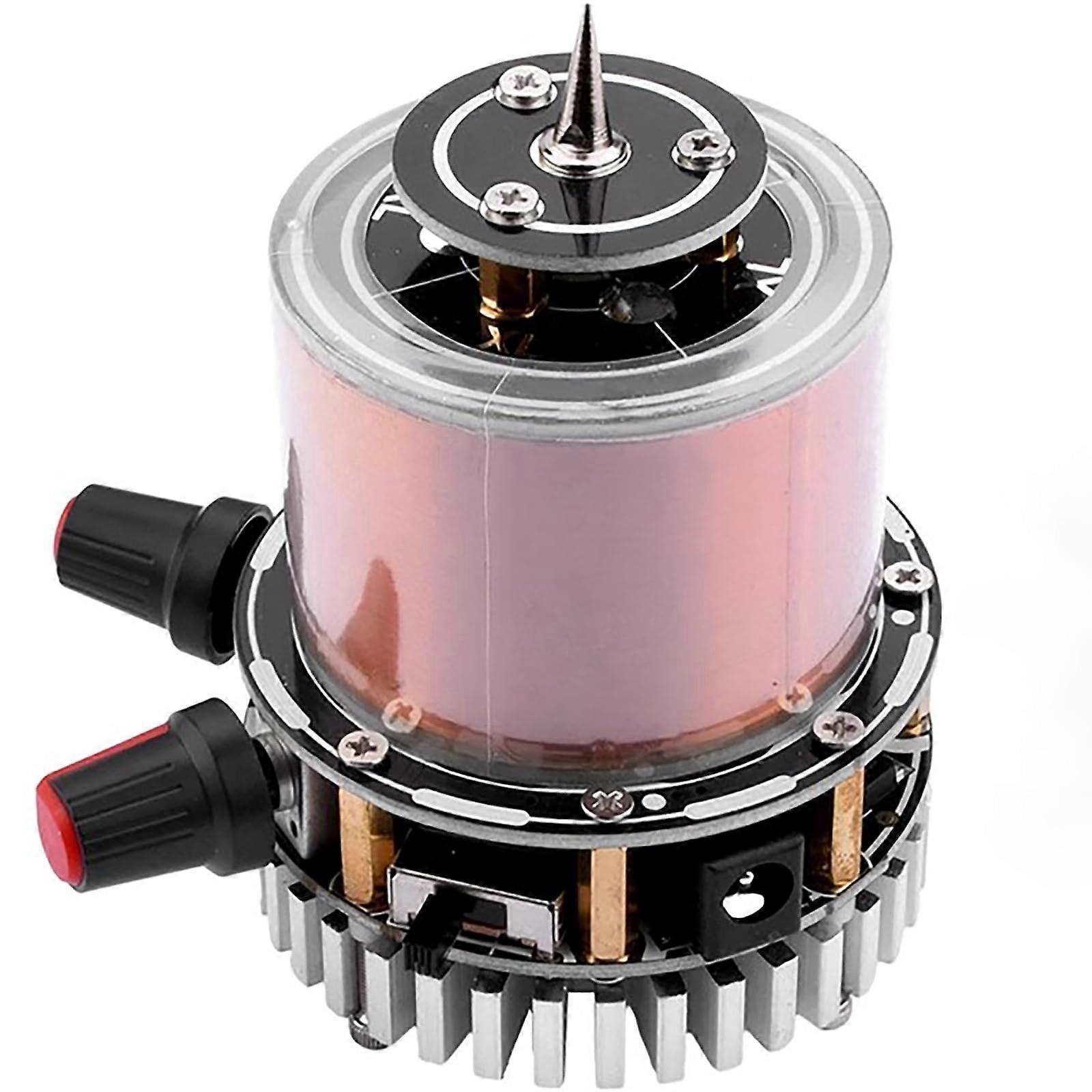 Bluetooth Coil Gun with Music Arc Speaker and Visual Lightning Effects for Physics Demo