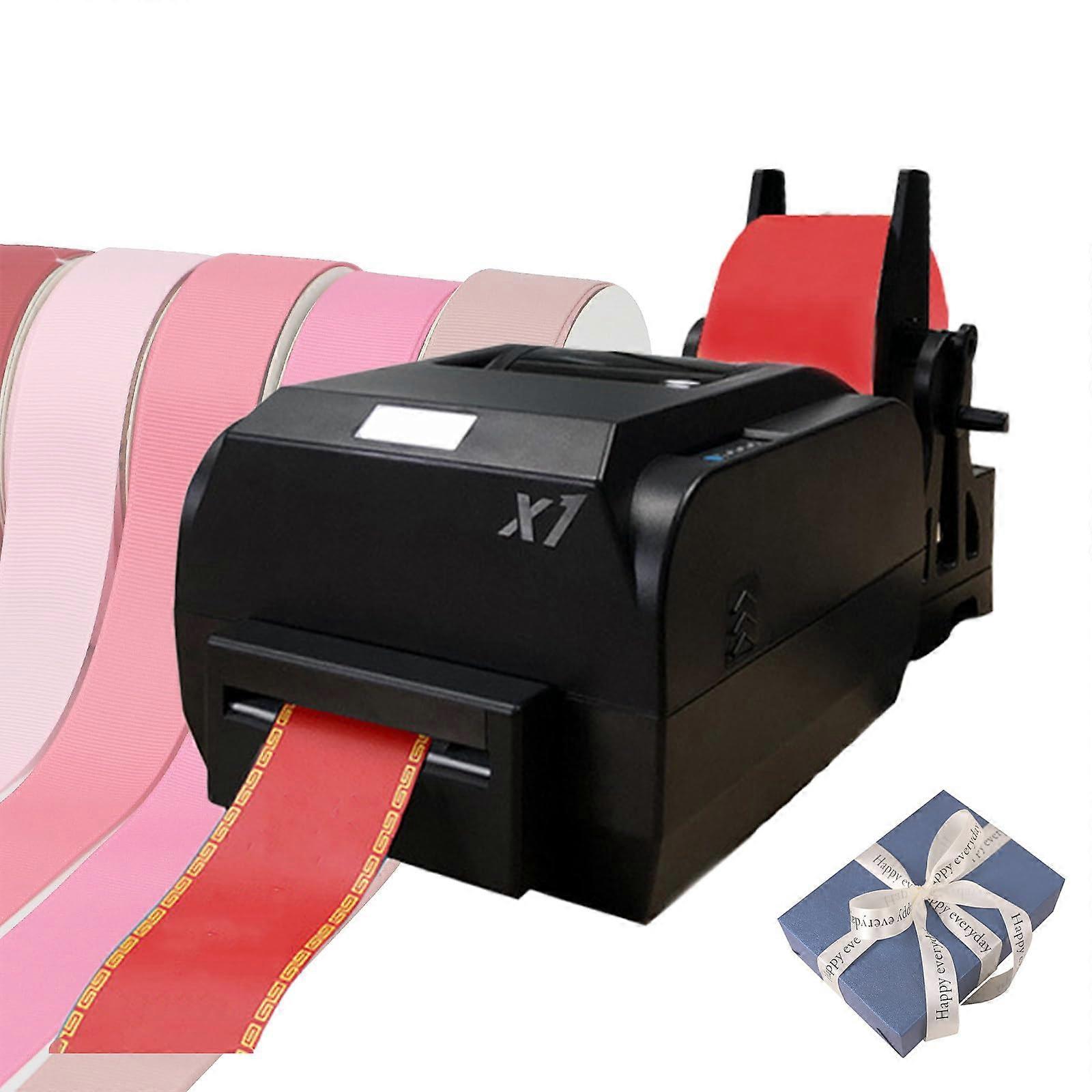 Ribbon Printing Machine Digital Ribbon Printer 200dpi Speed MultiLanguage Adjustable Width 150mm/s