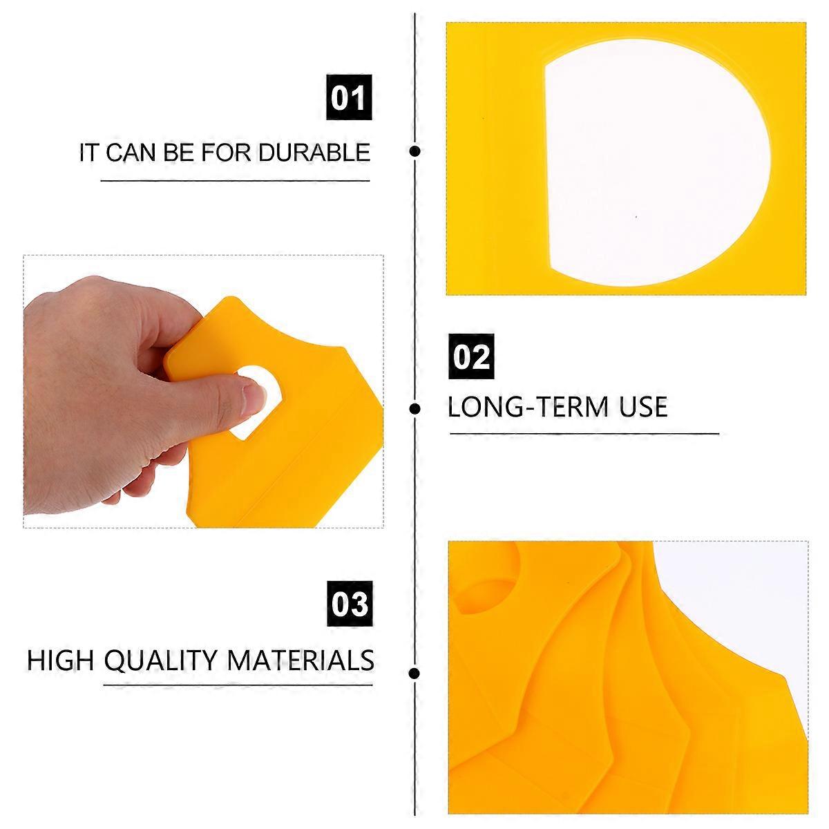 Soft Squeegee Tool Plastic Car Vinyl for Car Use 5Pcs