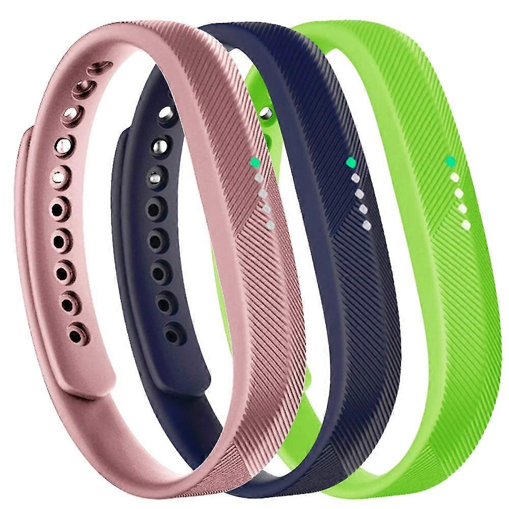 Replacement Band with Secure Tracker Mount and Adjustable Comfortable Strap for Fitbit Flex 2