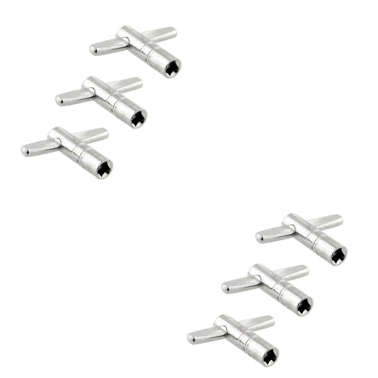 6pcs Metal Drum Tuning Key Set for Jazz Drums Matched Pair Design Quick Replacement