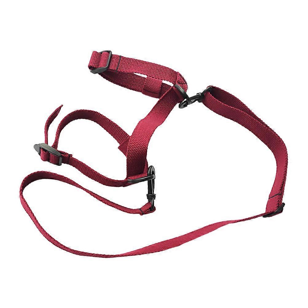 Yoga Mat Carry Strap Durable Elastic Strap for Outdoor Use 2Pcs Red