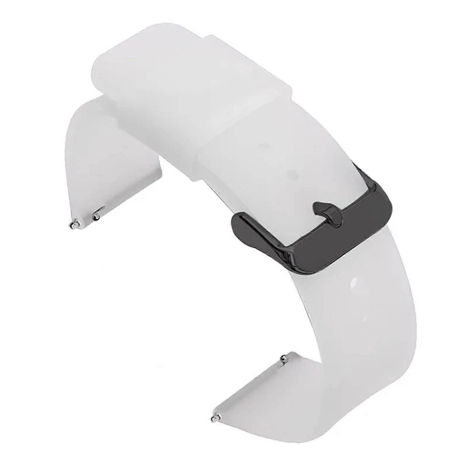 Silicone Watch Band Quick Release Waterproof Strap Translucent Black Multiple Lug Widths 14mm