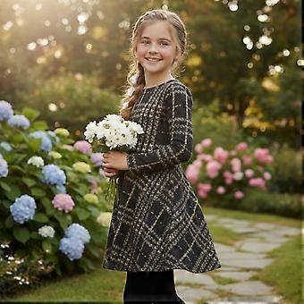 girly skater dress City Threads 100% Cotton Jersey Short Sleeve Girls Twirly Skater Dress