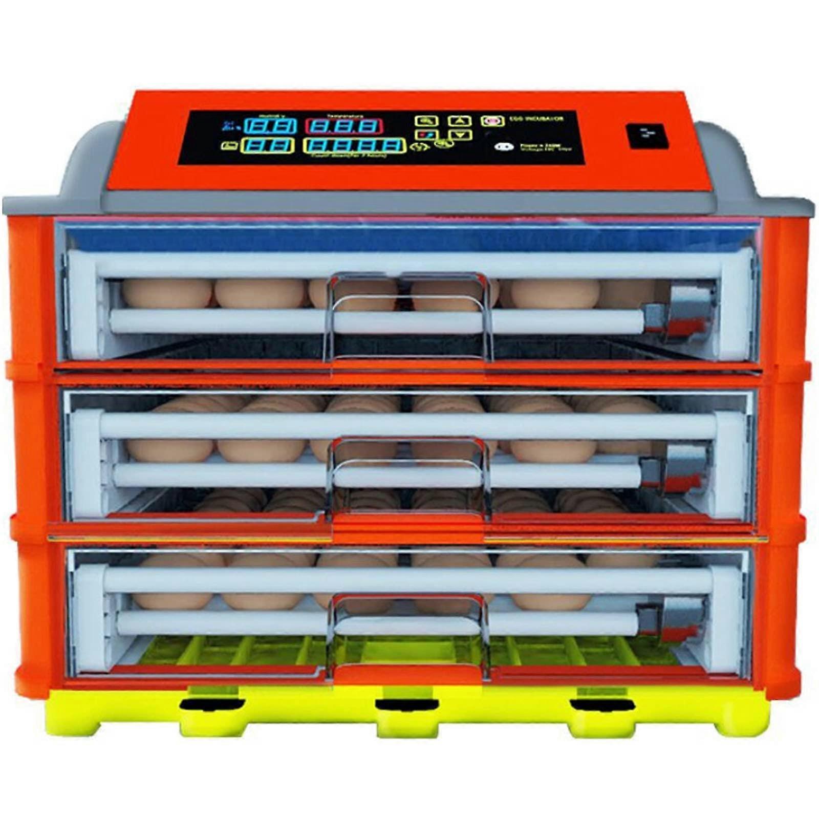 Automatic Egg Incubator for 138 Eggs with LED Display, Auto Turning, Temperature Control for Poultry