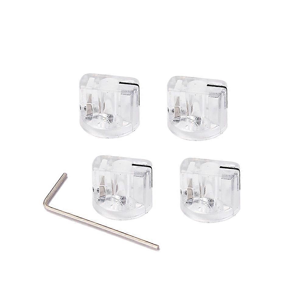 4pcs Guitar AMP Amplifier Knob Effect Pedal Knobs Pointer Knob Volume Control Knob with Wrench GD68