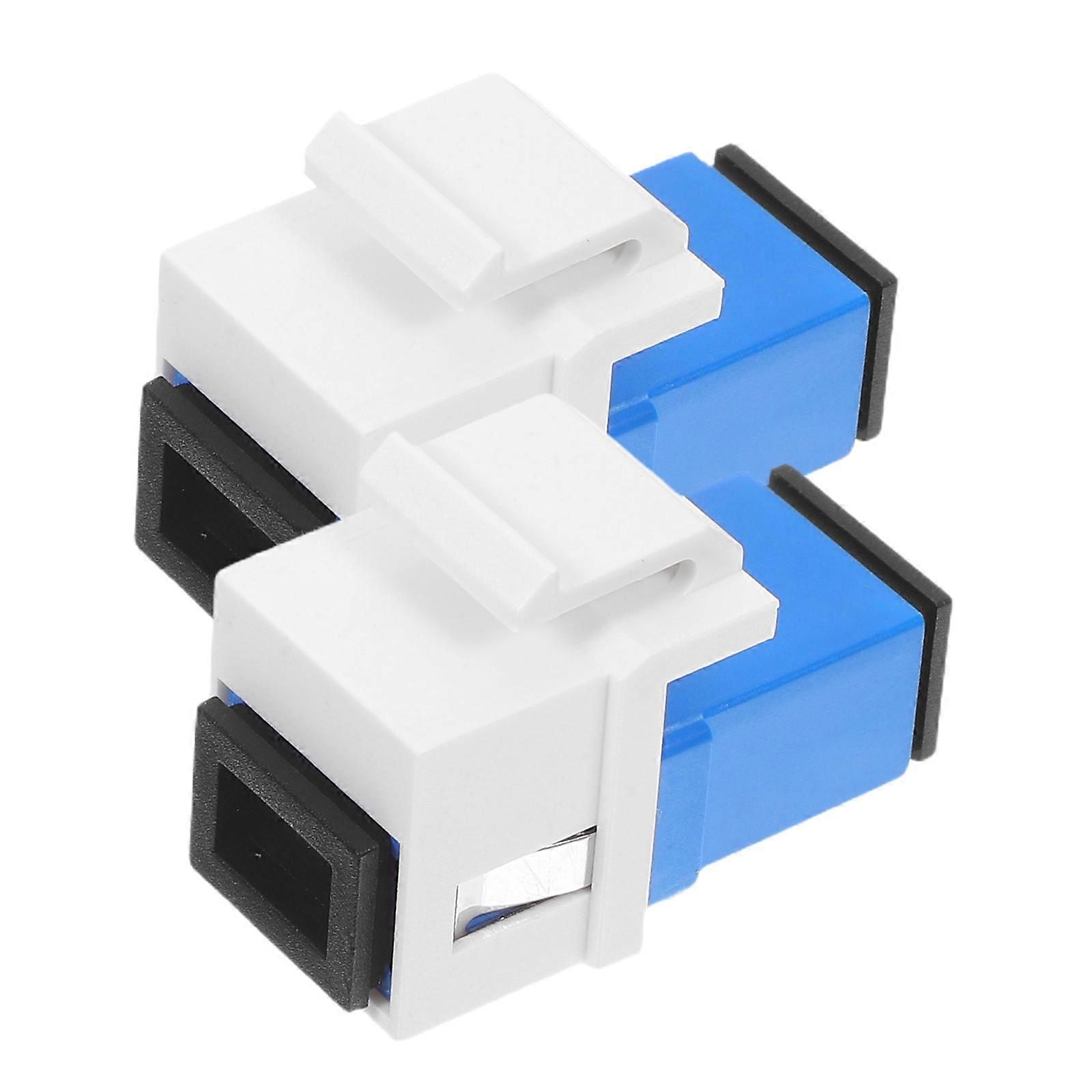 Fiber Optic Coupler for Professional Networks 2Pcs Fiber Module Adapter