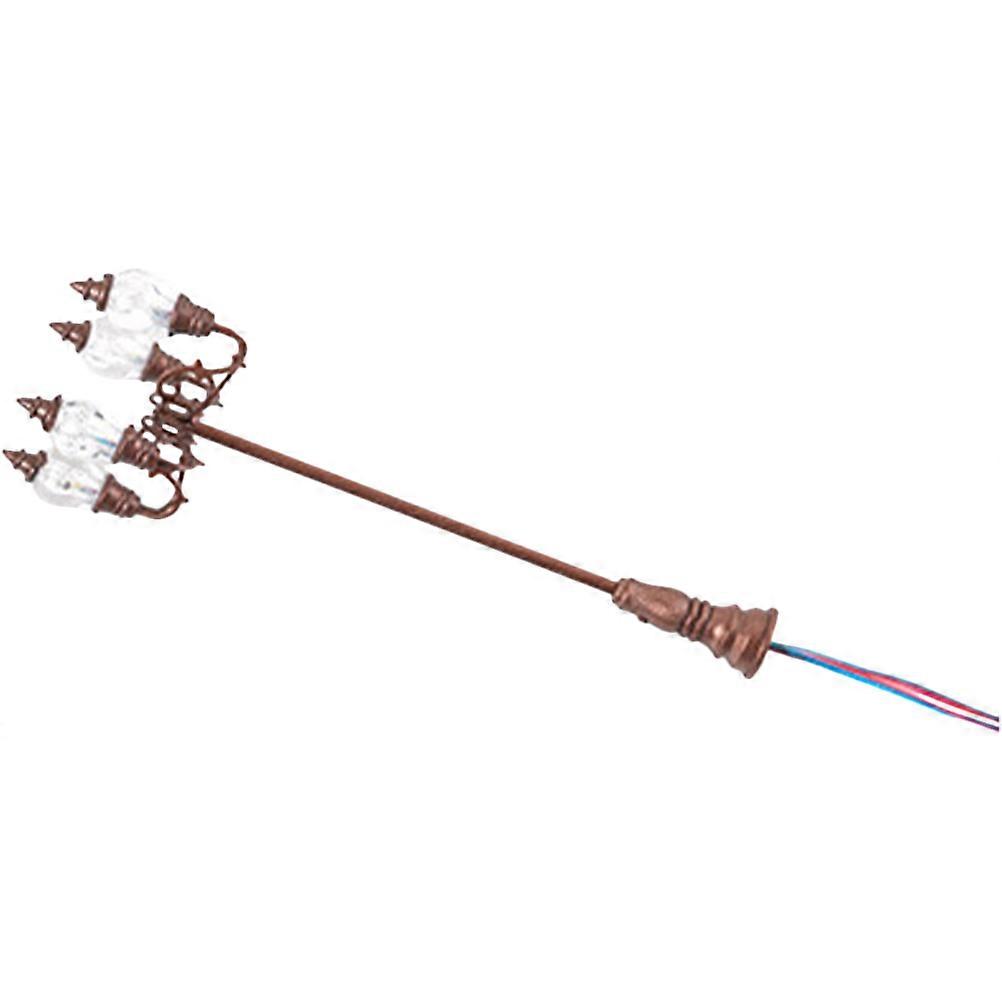 Mini Street Light Model Yard Lights for Decoration 2Pcs Sand Table
