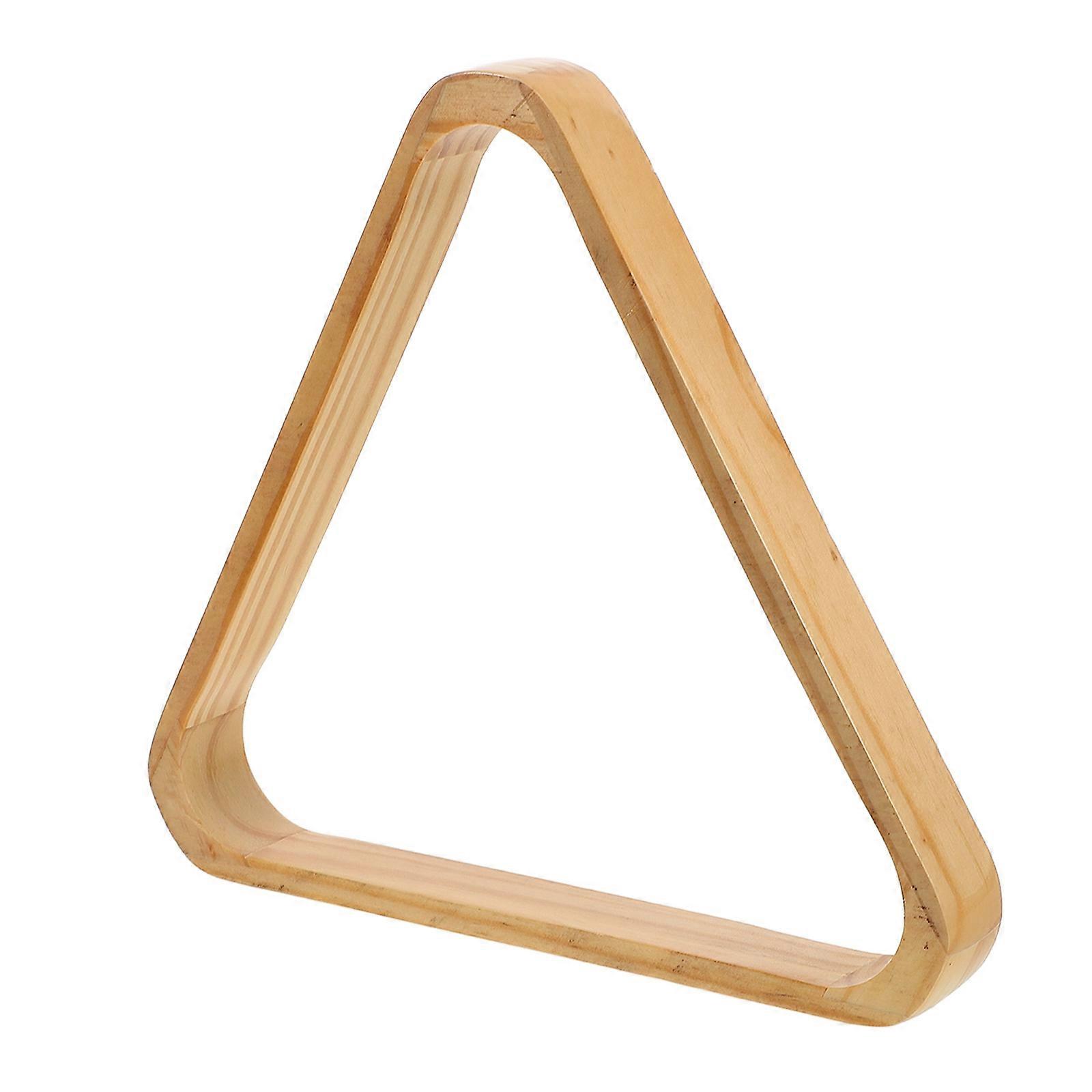 Billiard Triangle Rack Wooden Ball Holder for Pool Table 2Pcs Set