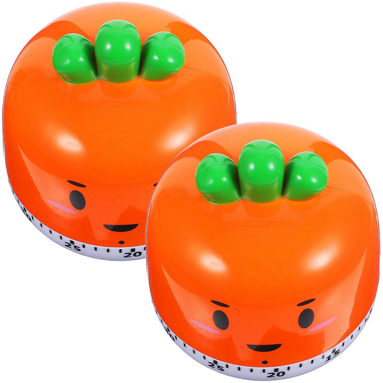 Baking Timer Cartoon Mechanical Timer for Cooking Time Reminder 2Pcs