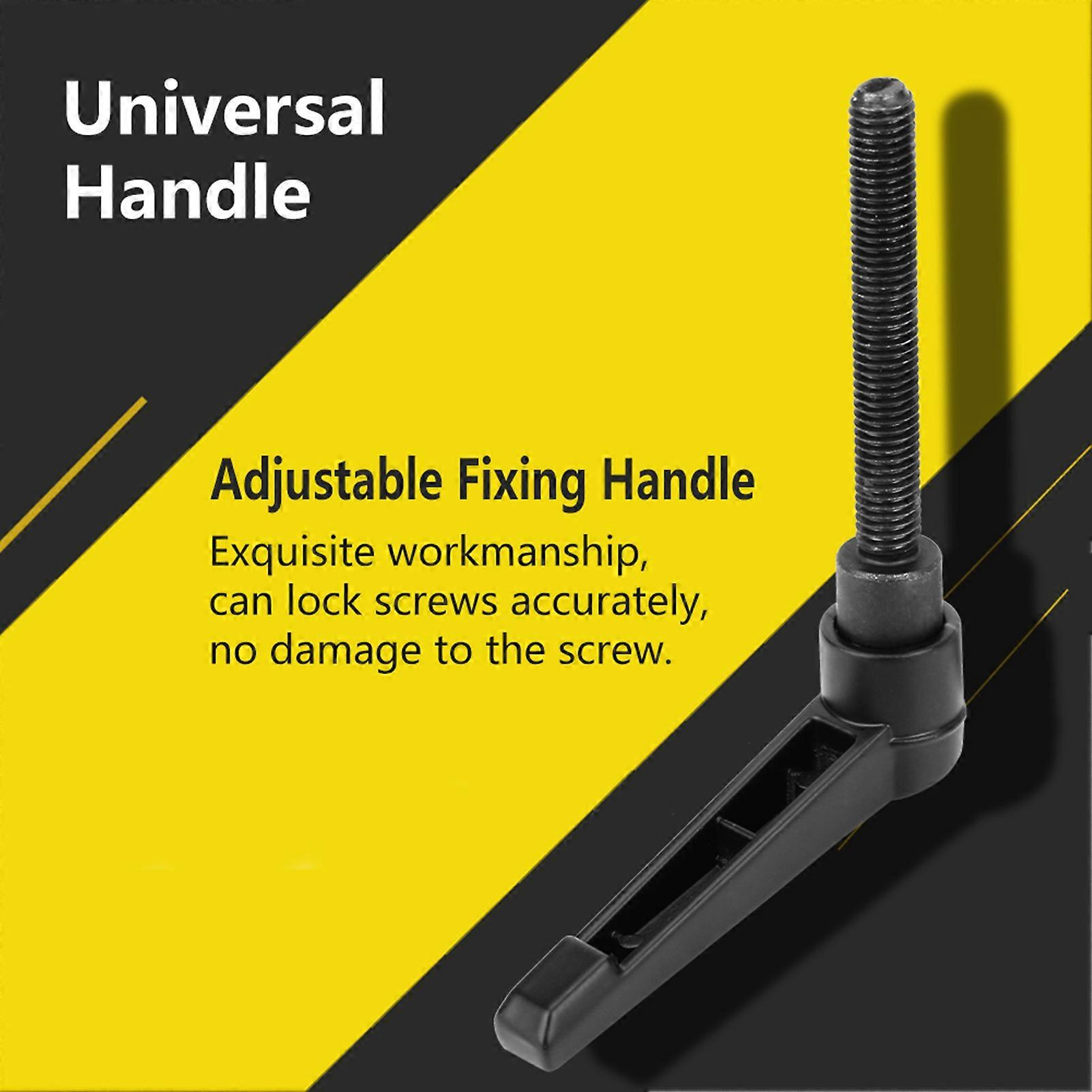 4PCS Metal Machine Knobs Adjustable Fixing Handle M6 Male Thread (20mm)