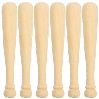 Baseball Bat DIY Kids Wooden Baseball Bats for Decoration 20Pcs