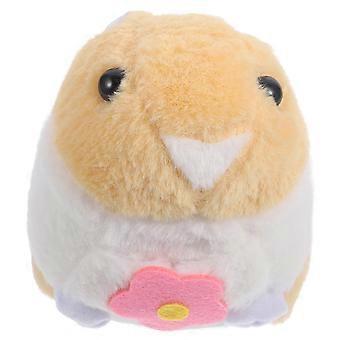 Aufziehmechanismus Hamster Plüschtier zum Spielen, 1 Stofftier, orange