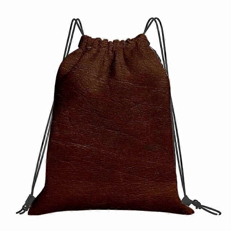 1 feuille de tissu vintage marron, idéale pour les projets de loisirs créatifs, la confection de sacs à dos, en tissu Oxford résistant avec plusieurs poches - Cqazw