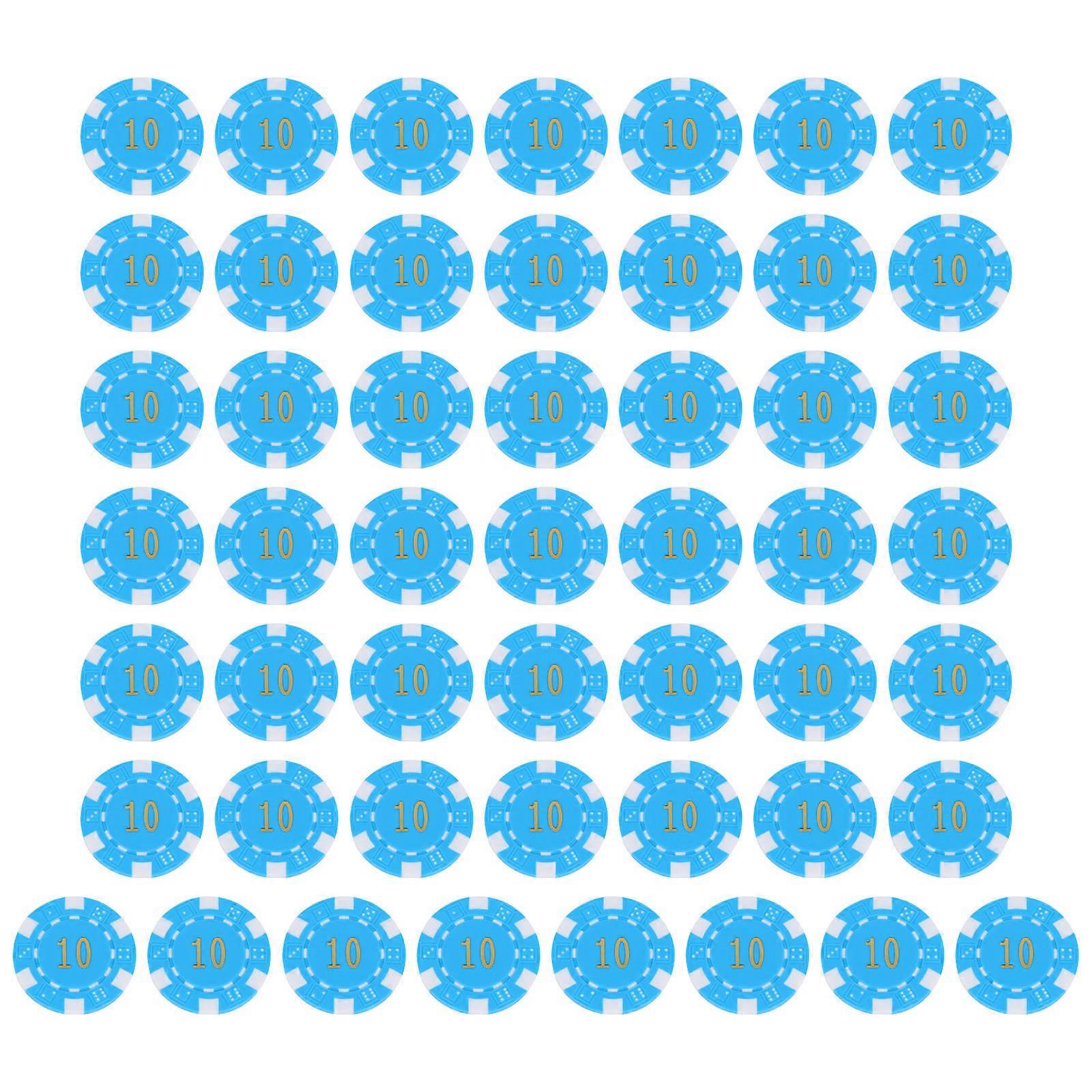 Digital Chips Supplies Plastic Chips for Counting Use 50Pcs