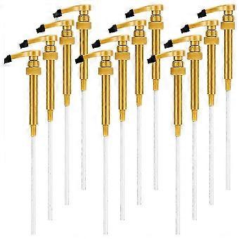 Coffee Syrup Pumps, 20Pcs compatible with Coffee Syrup Bottle, compatible with Home Silver
