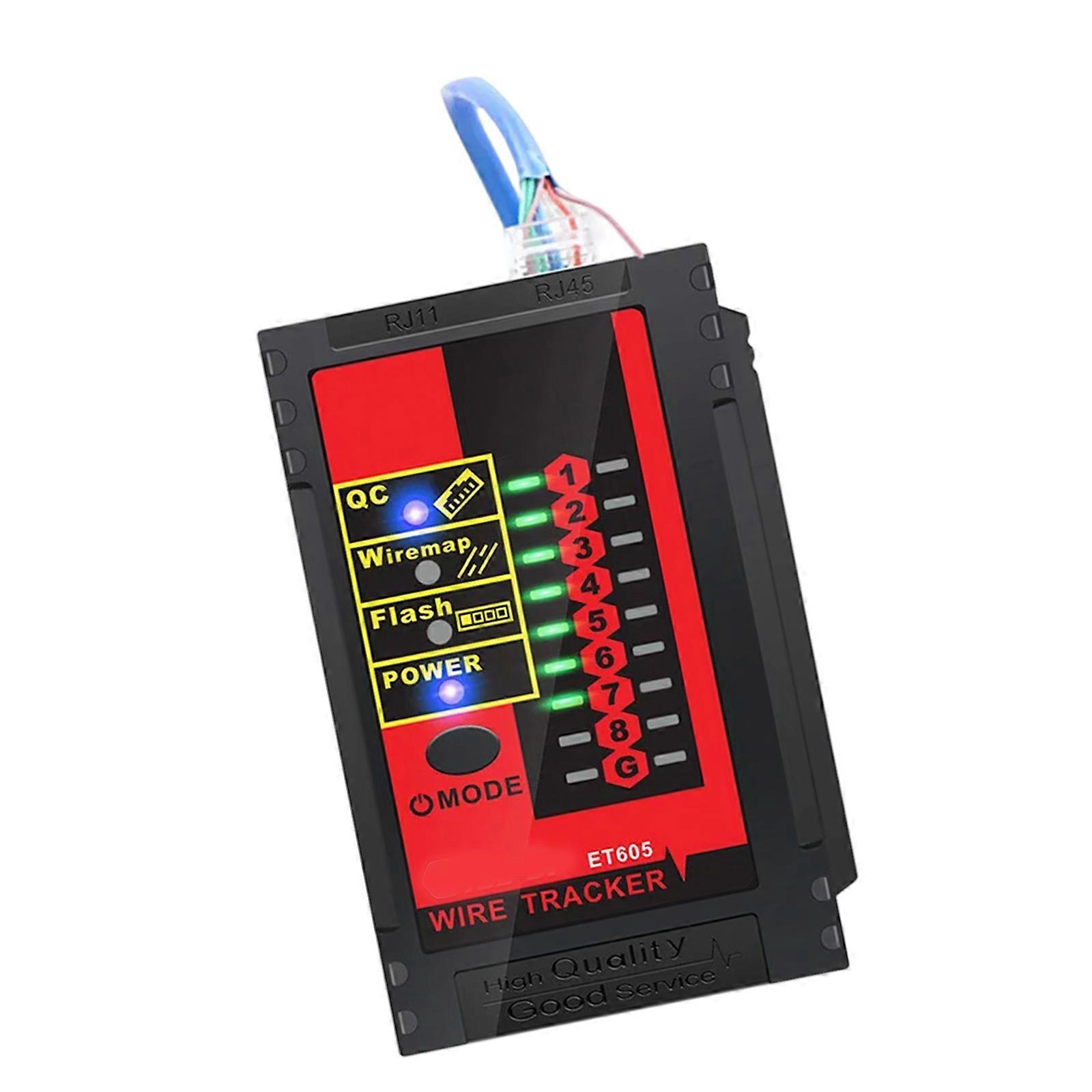Multifunctional RJ45 RJ11 Cable Testing Tool For Engineers And Technicians Accurate Networking Connection Analysis Multicolor